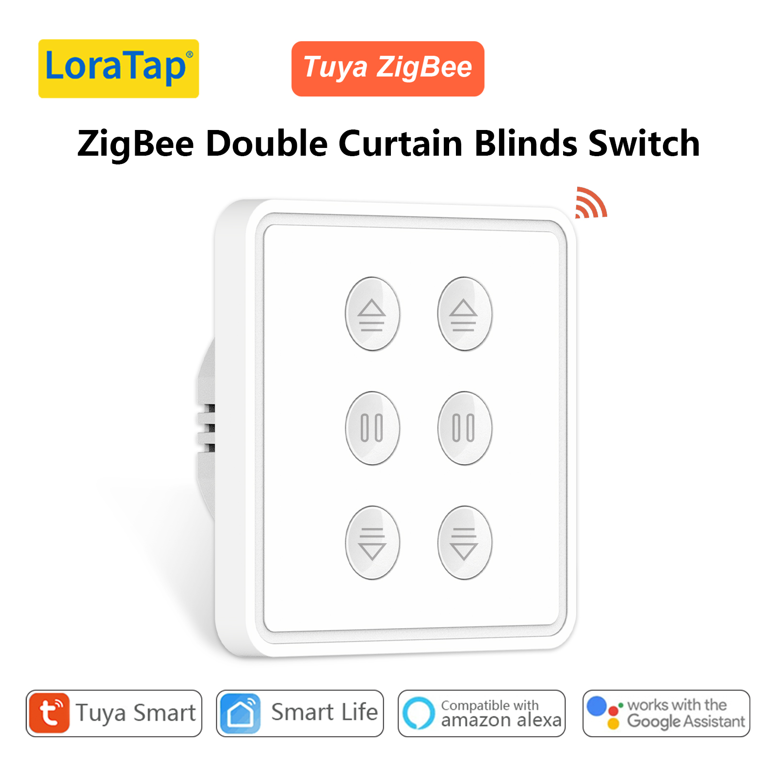 Smart Home Blinds - LoraTap Tuya Smart Life ZigBee Double