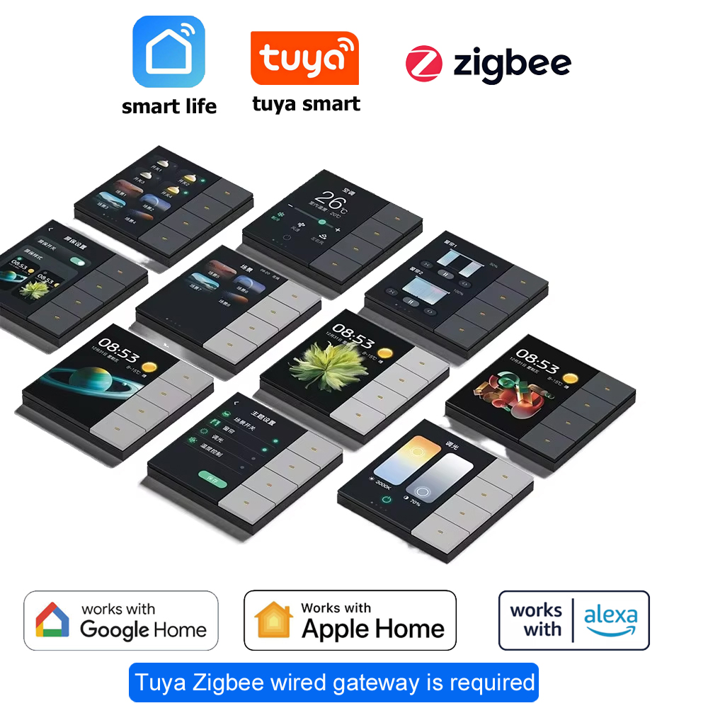 Smart Home System - Tuya Zigbee Smart Switch 4 Gang