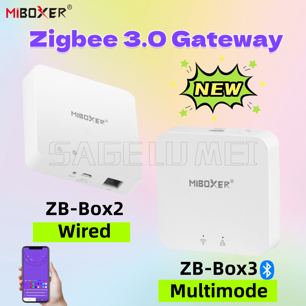 Smart Home Wifi Hub - Miboxer Smart Zigbee 3.0 Gateway ZB-Box2