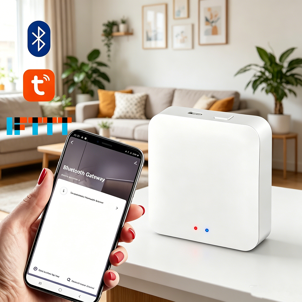 Smart Home Wifi Hub - Tuya ZigBee Multi-mode Gateway Hub Smart