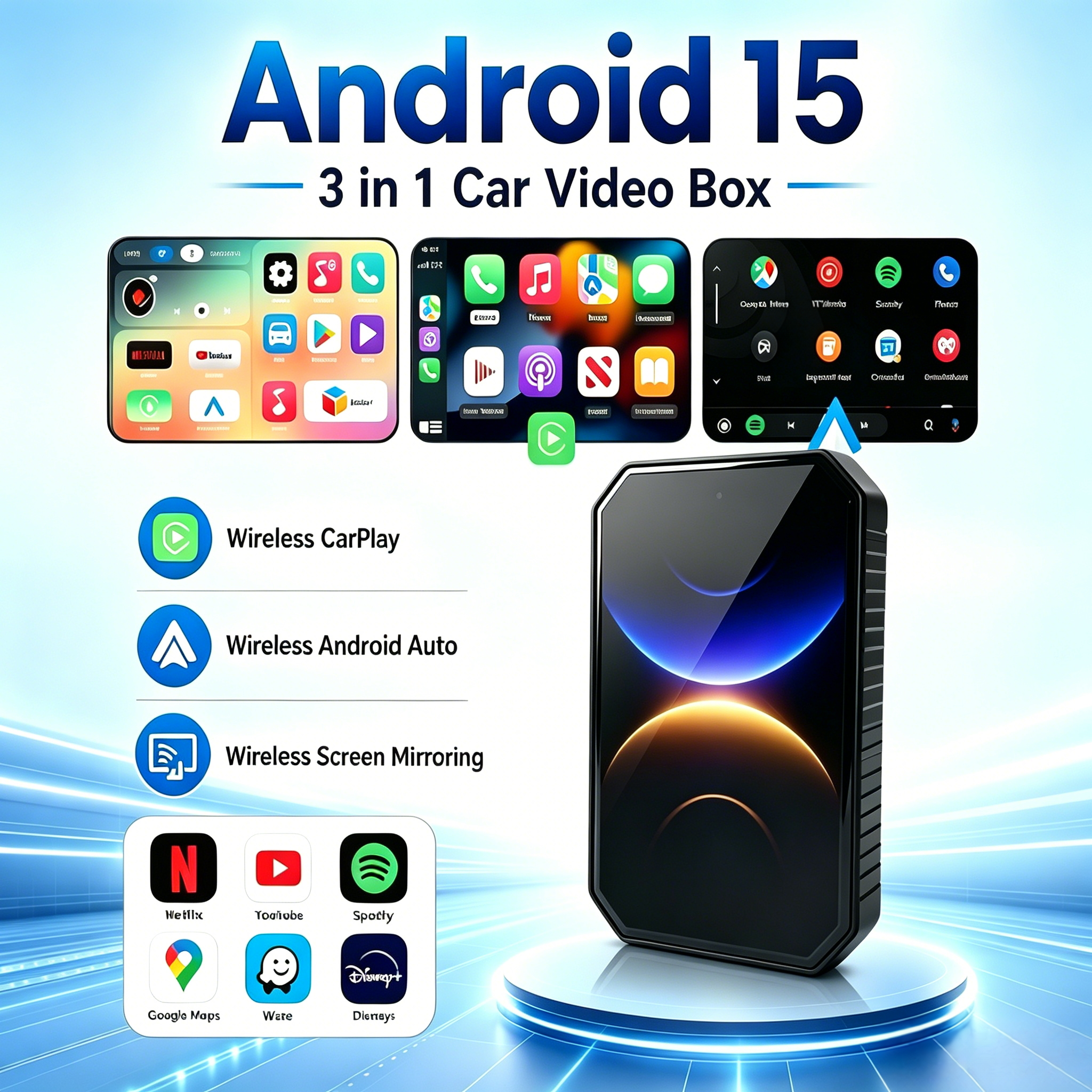 Smart Home Youtube - 2026 PLAYAIBOX Android 15 3 in