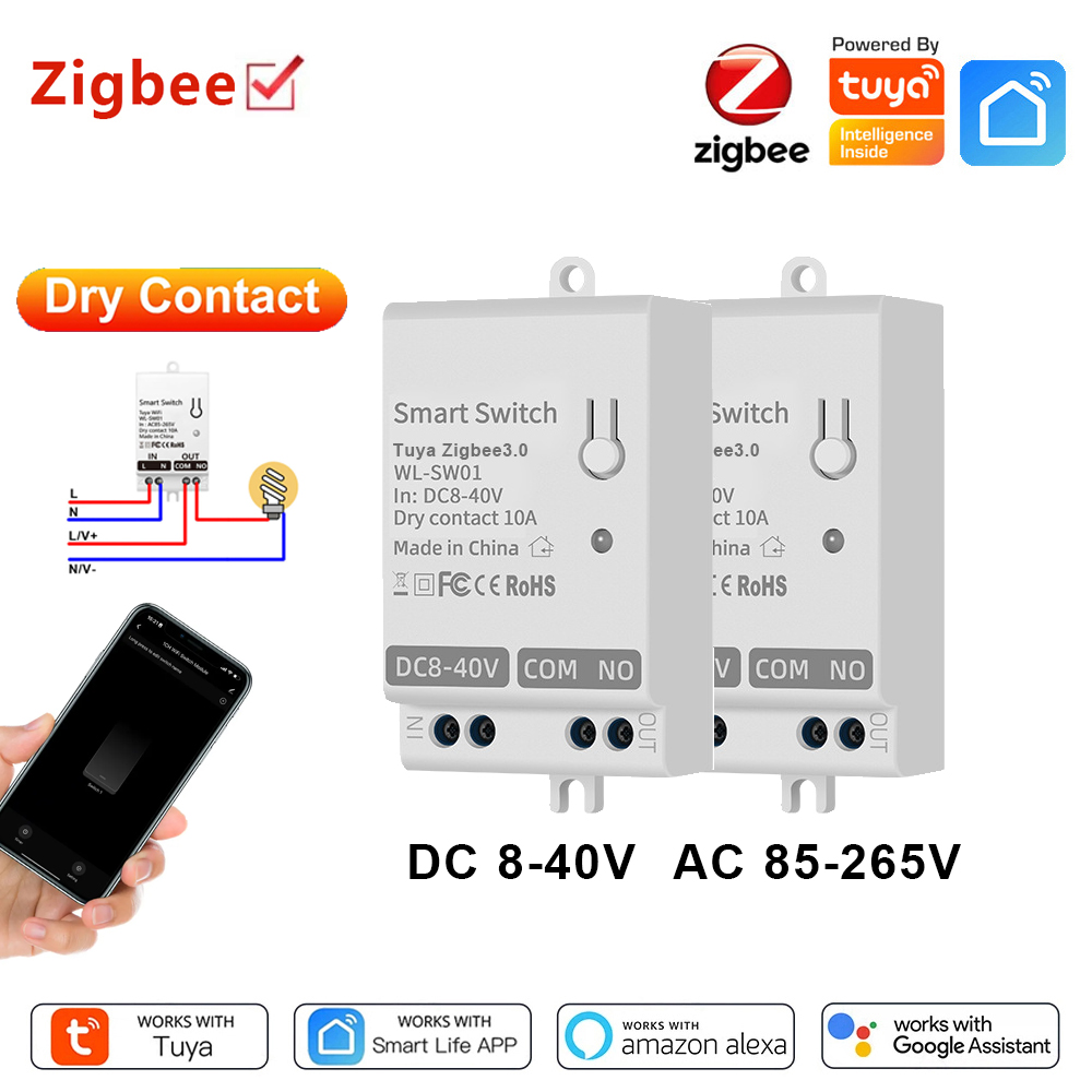 Smart Home Zigbee - Tuya ZigBee Smart Switch Module Dry