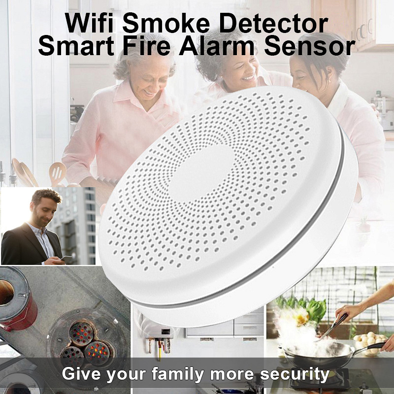 2 in 1 Version WiFi Tuya Smart - Smart Smoke Detector recension och pris