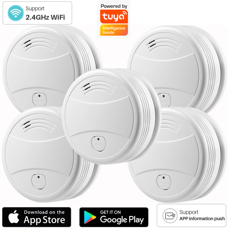 Independent 2.4G WiFi Smoke De - Smart Smoke Detector recension och pris