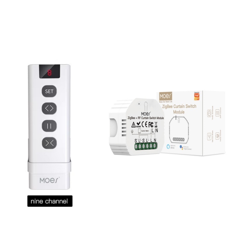 MOES ZigBee Smart RF433 Curtai - Smart Home Blinds recension och pris