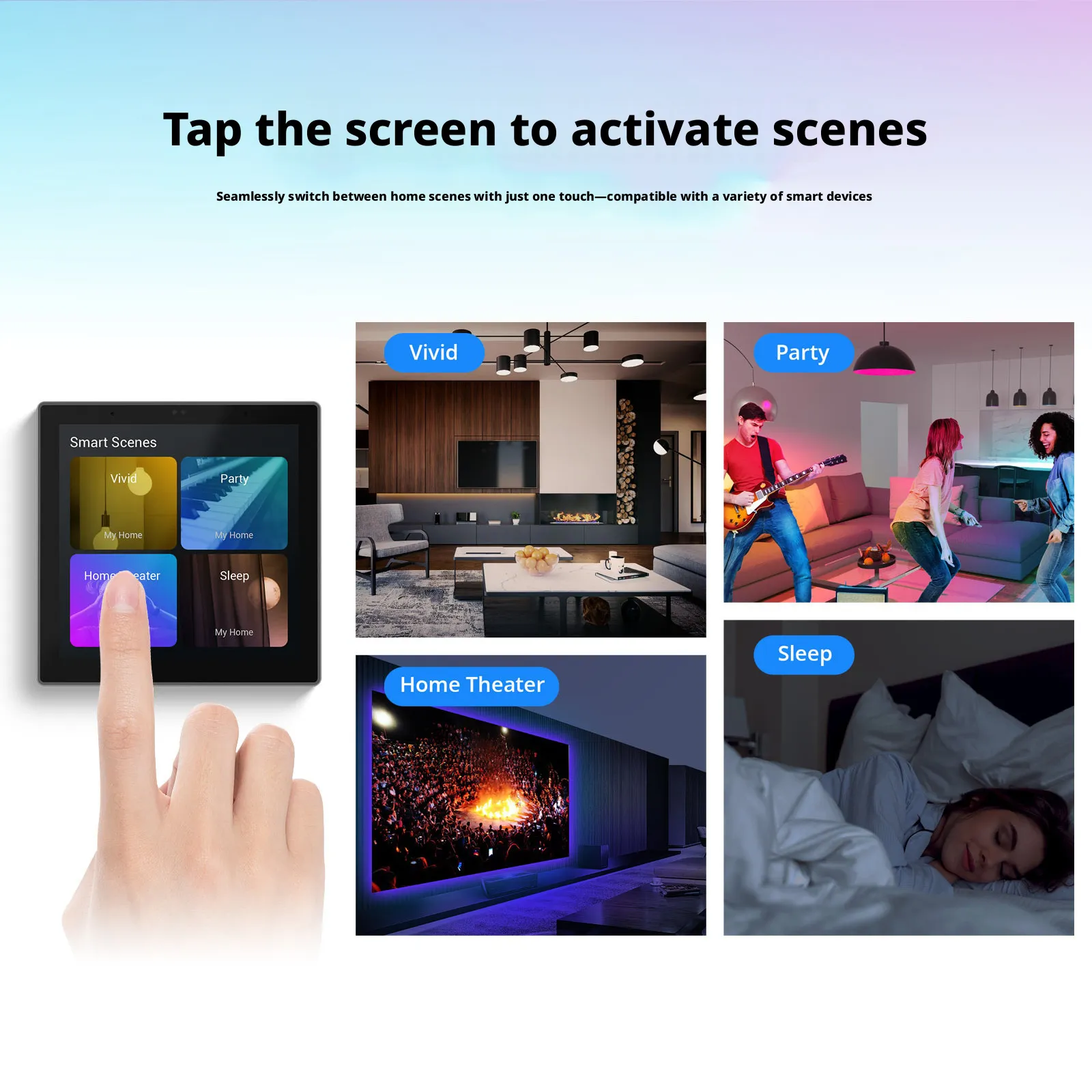 Smart Home 86 Multi Functional - Smart Home Control Panel recension och pris