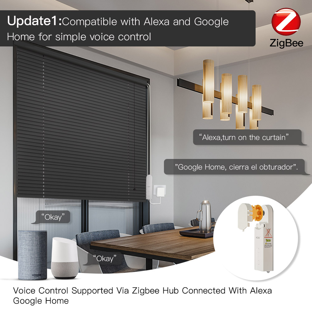 MOES ZigBee Smart DIY Motorize - Smart Home Blinds recension och pris