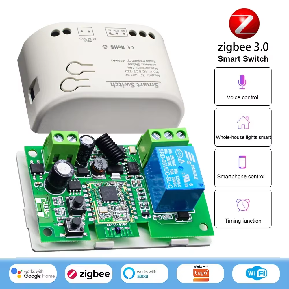 Zigbee Relay Breaker 7-32V 85- - Smart Home Wifi Hub recension och pris