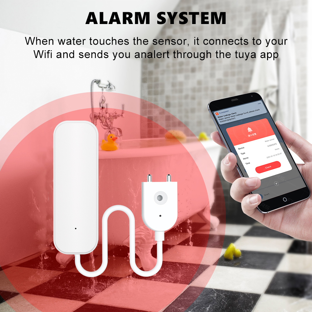 WiFi or Zigbee Water Leak Sens - Smart Home Or Smart Home recension och pris
