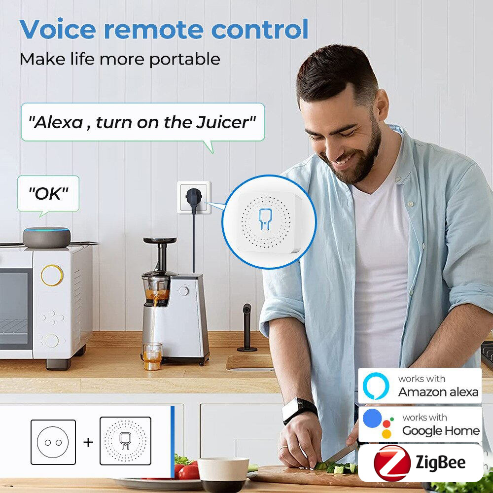 Zigbee 3.0 Mini Smart Switch M - Smart Home Wifi Hub recension och pris