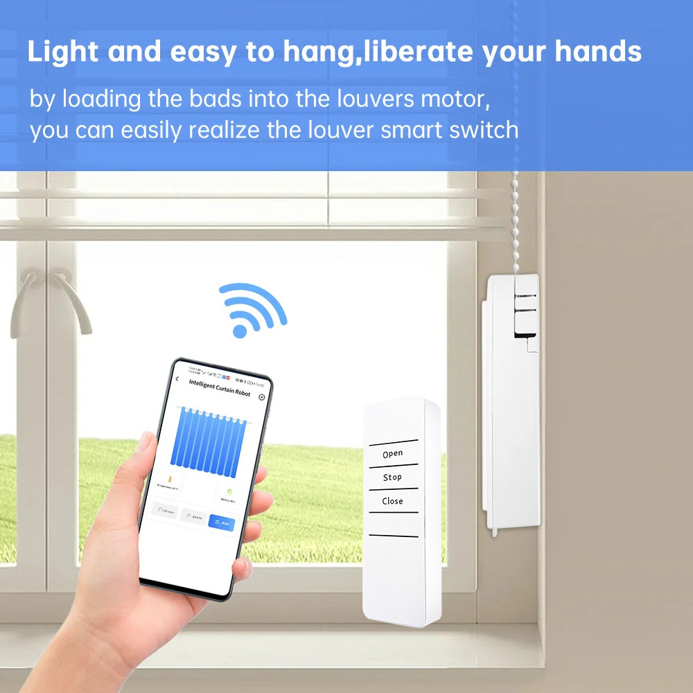 WiFi Electric Blind Roller Mot - Smart Home Blinds recension och pris