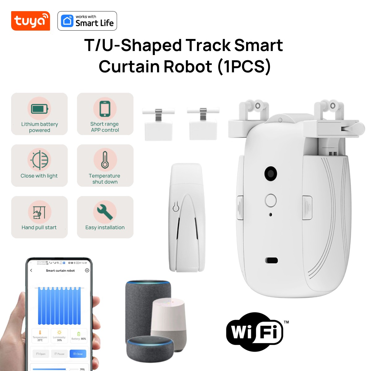 Tuya Smart WiFi Curtain Robot  - Smart Home Wifi Hub recension och pris