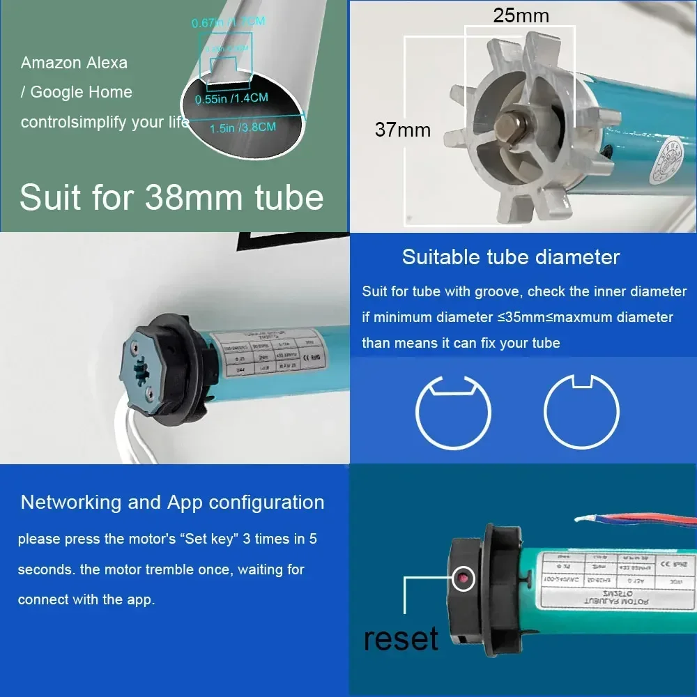 SZMYQ 25mm 2N Tuya Smart Curta - Smart Home Youtube recension och pris