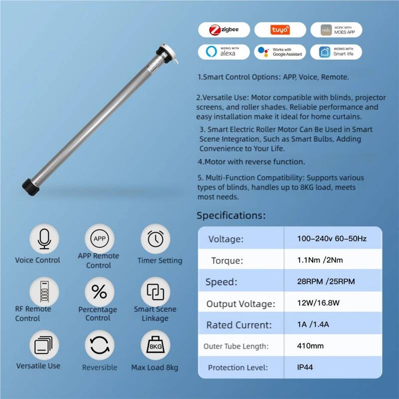 Zigbee Smart Home 25 Tube Roll - Smart Home Youtube recension och pris