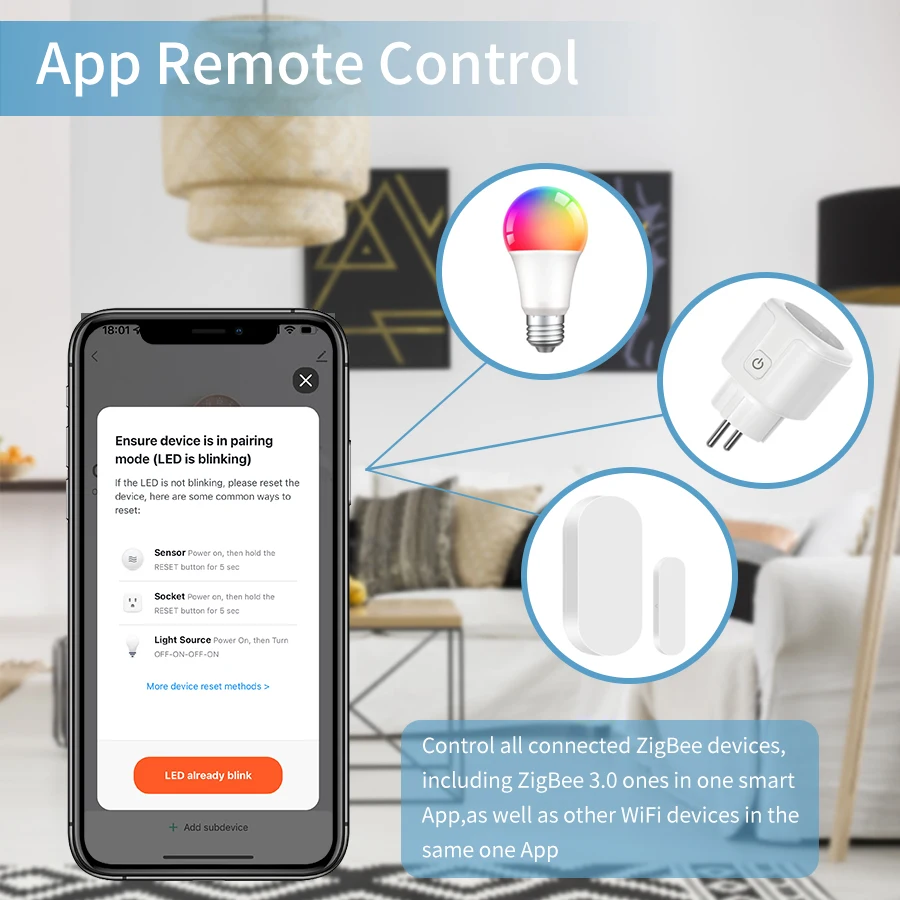 ZigBee Hub Tuya Multi Mode Gat - Smart Home Wifi Hub recension och pris