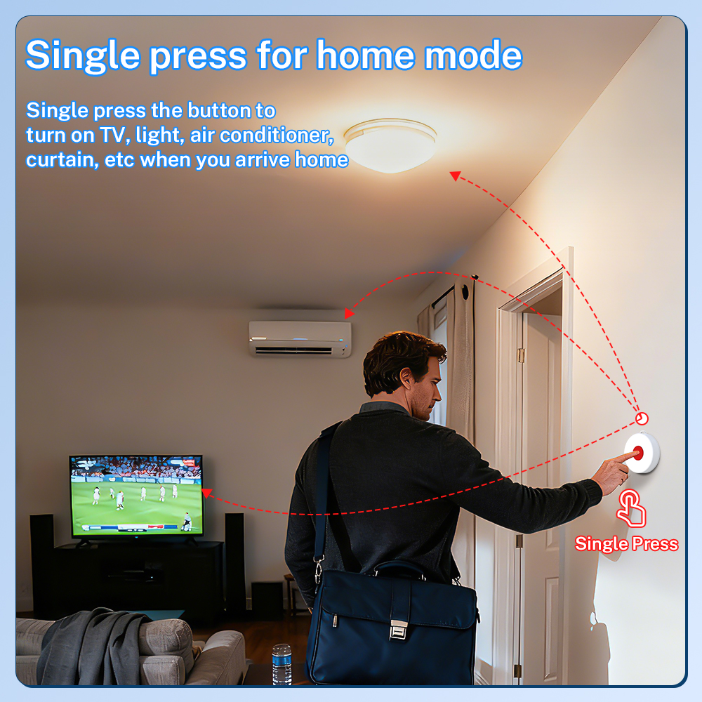 Tuya ZigBee Smart Button IP65  - Smart Home Zigbee recension och pris