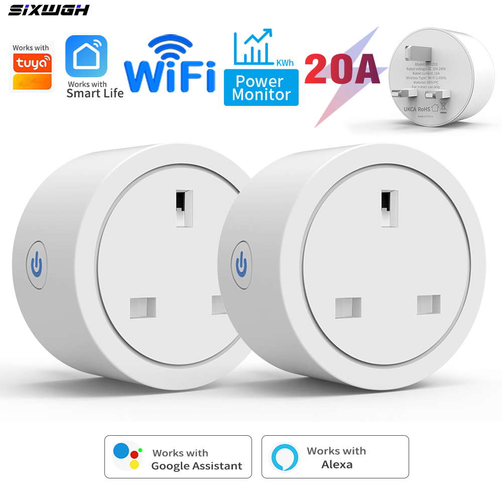 20A Tuya WiFi Smart UK Plug So - Smart Home Or Smart Home recension och pris