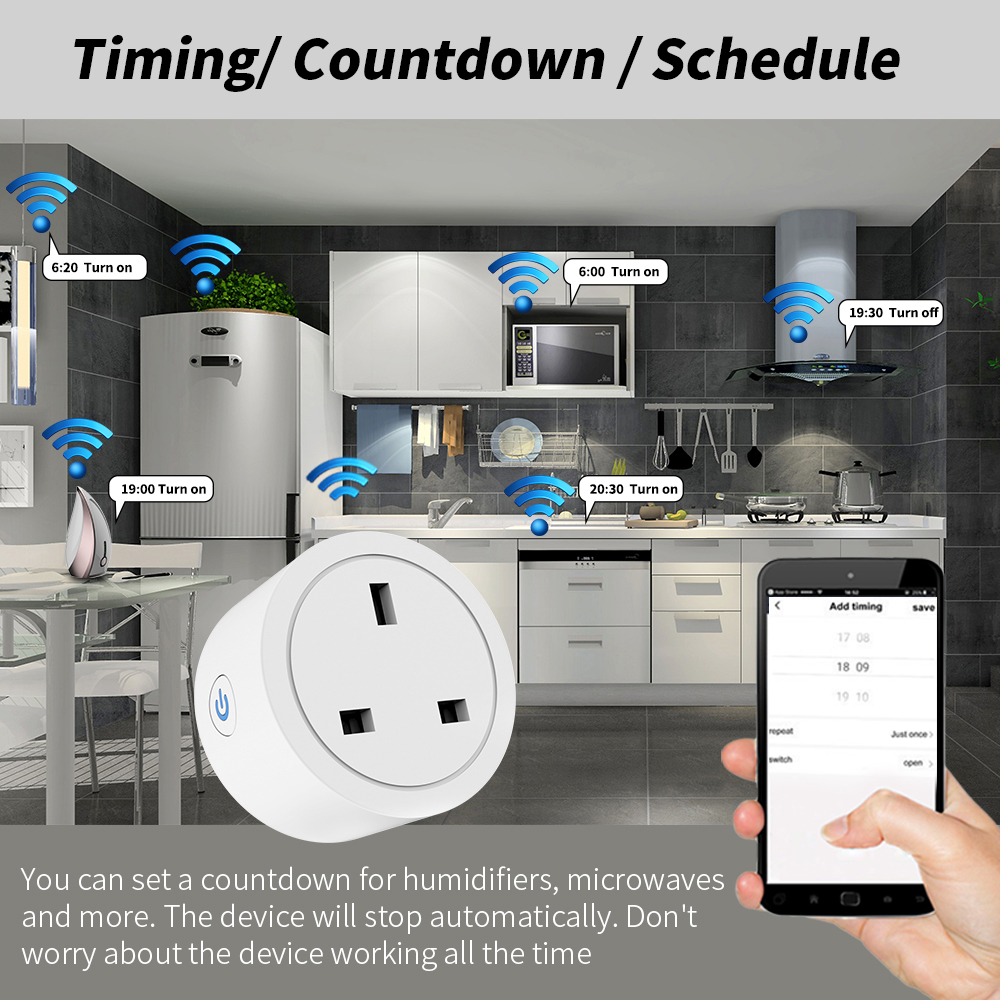 20A Tuya WiFi Smart UK Plug So - Smart Home Or Smart Home recension och pris