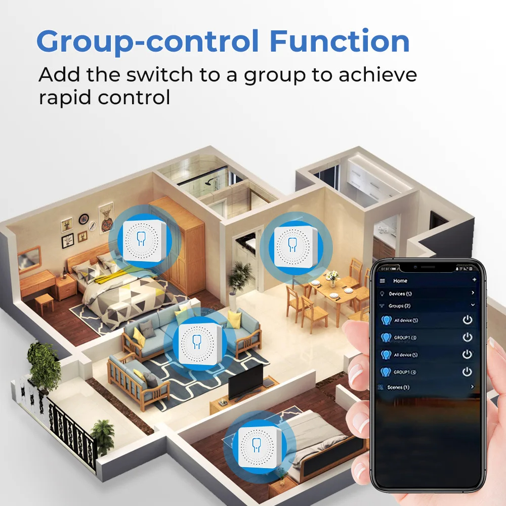 For Tuya Mini Smart WiFi Switc - Smart Home Zigbee recension och pris