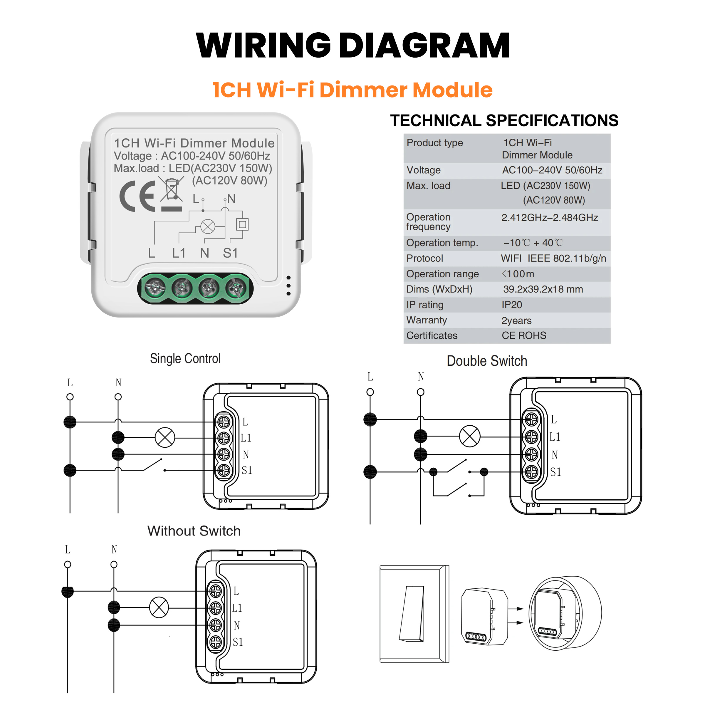 GIRIER Tuya Smart WiFi ZigBee  - Smart Home Zigbee recension och pris