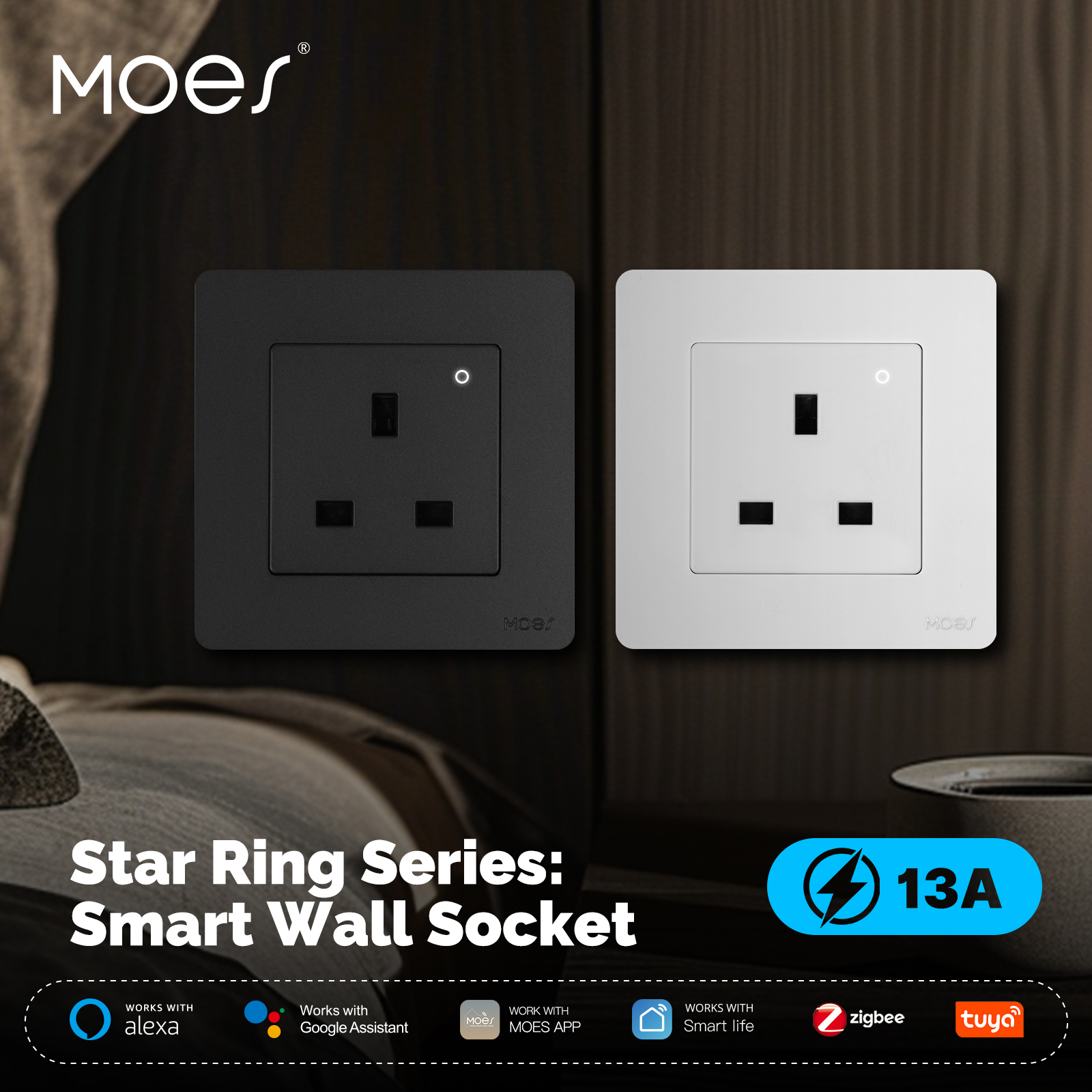 MOES Tuya ZigBee Smart Socket  - Smart Home Or Smart Home recension och pris
