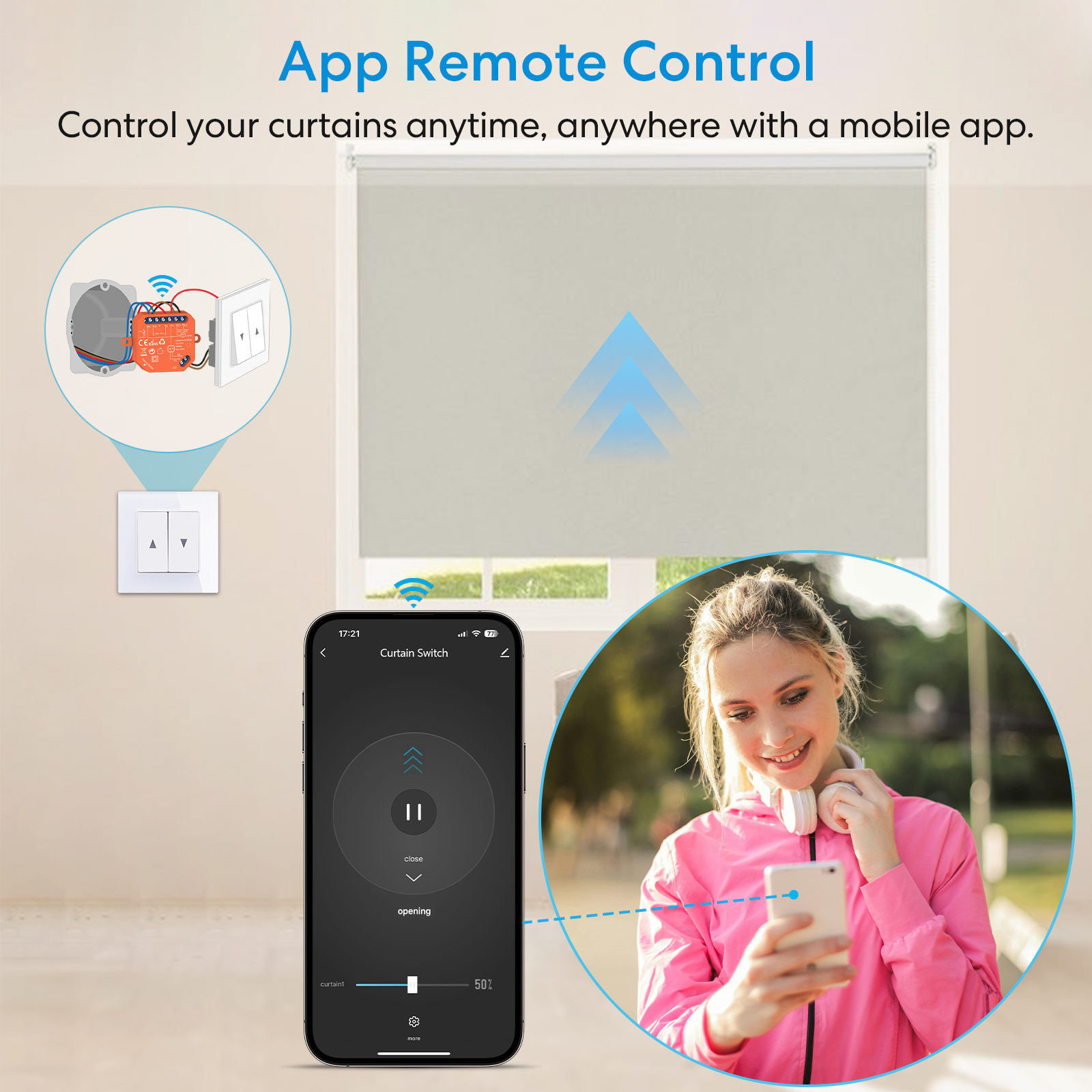 LoraTap ZigBee Blinds Sunshade - Smart Home Blinds recension och pris