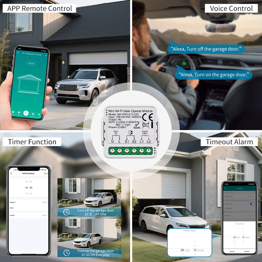 Tuya Smart WiFi or Zigbee Gara - Smart Home Or Smart Home recension och pris