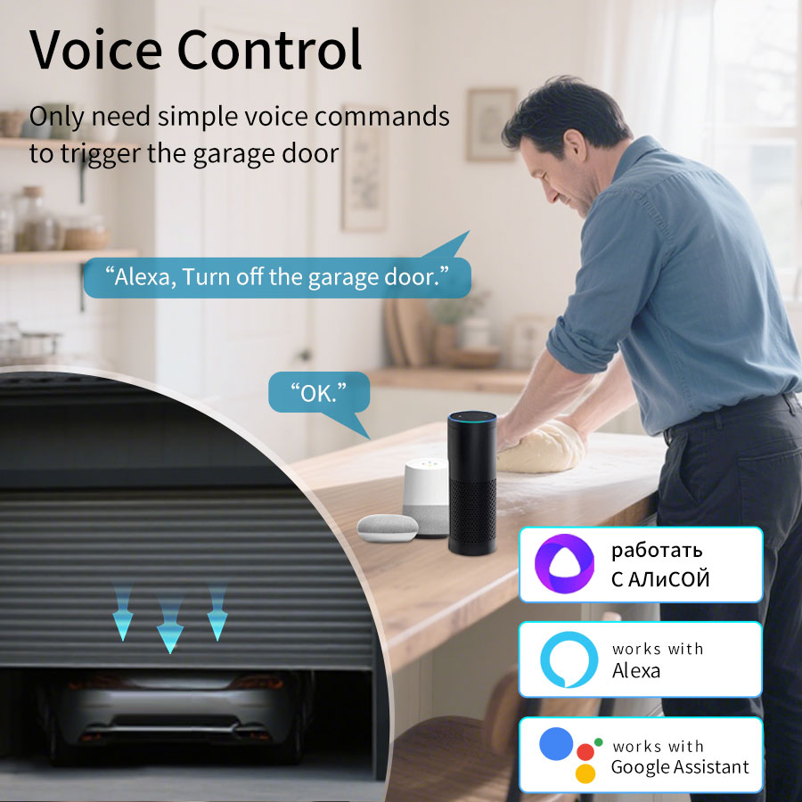 Tuya Smart WiFi or Zigbee Gara - Smart Home Or Smart Home recension och pris