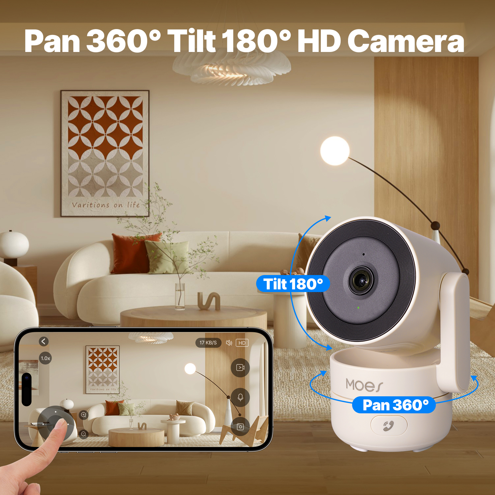 MOESTuya WiFi Indoor Pan/Tilt  - Smart Home Imou recension och pris
