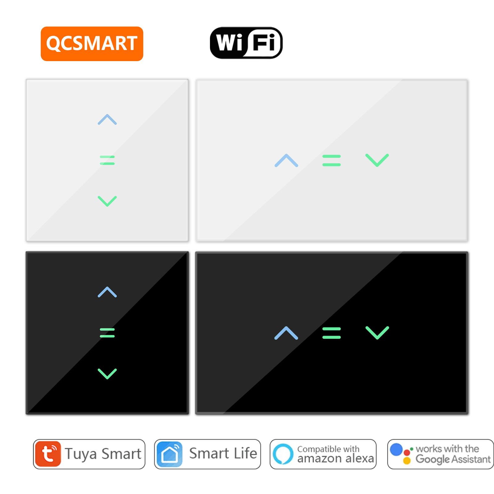 QCSMART Roller Shutter Blinds  - Smart Home Blinds recension och pris