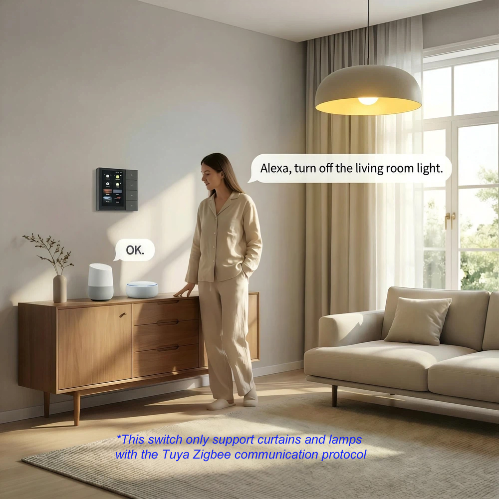 Tuya Zigbee Smart Switch 4 Gan - Smart Home System recension och pris