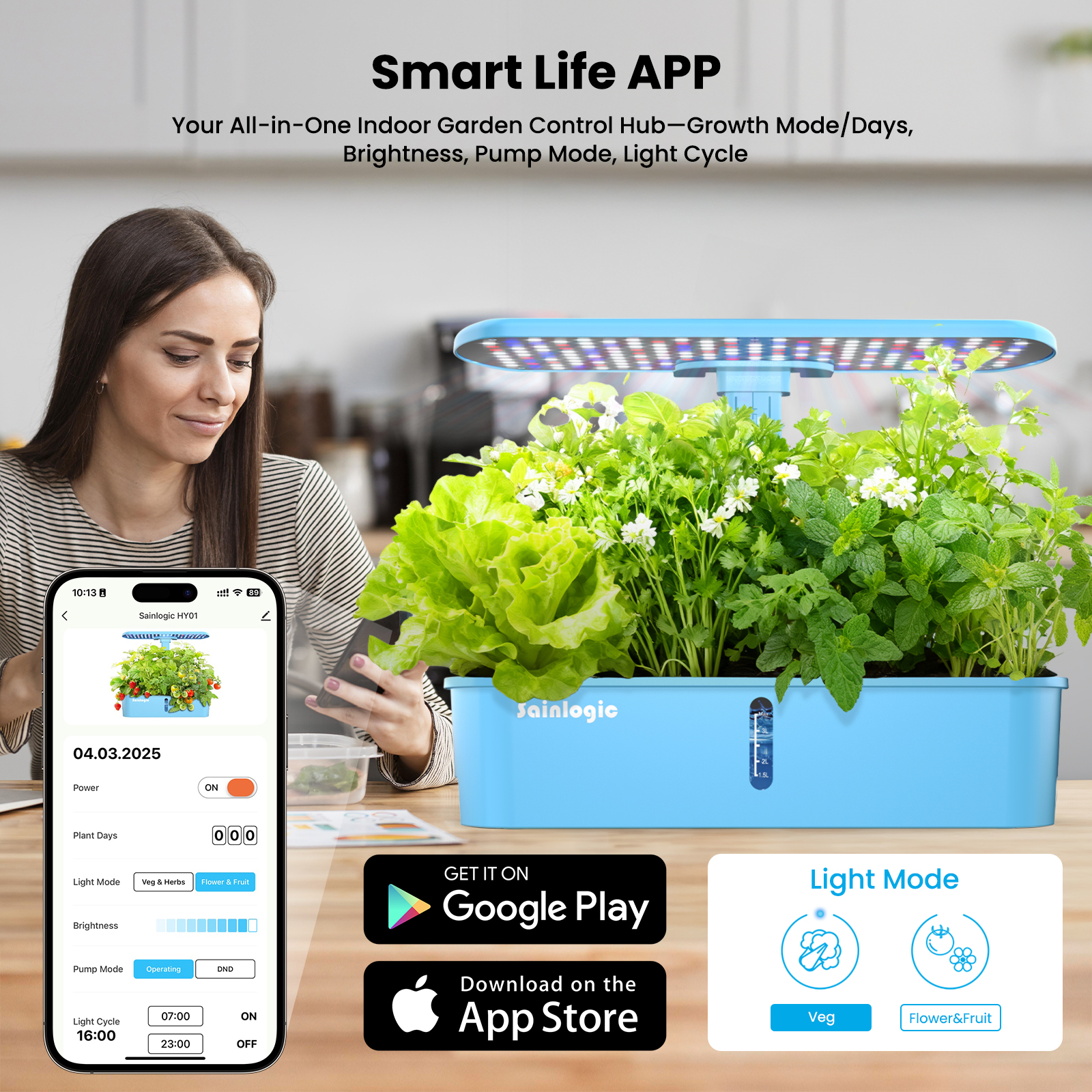 Smart Hydroponics Growing Syst - Smart Home System recension och pris
