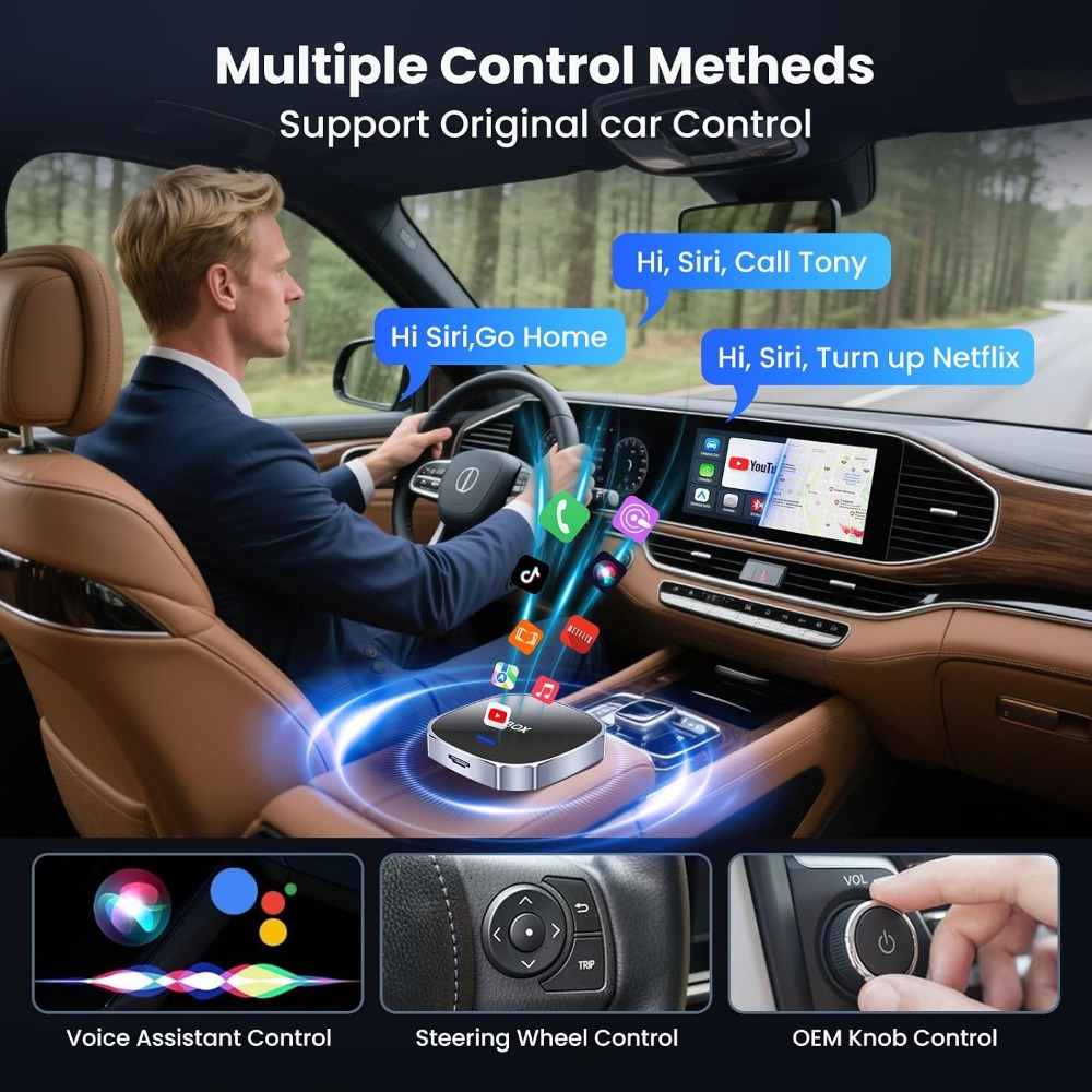 Wireless CarPlay & Android Aut - Smart Home Youtube recension och pris