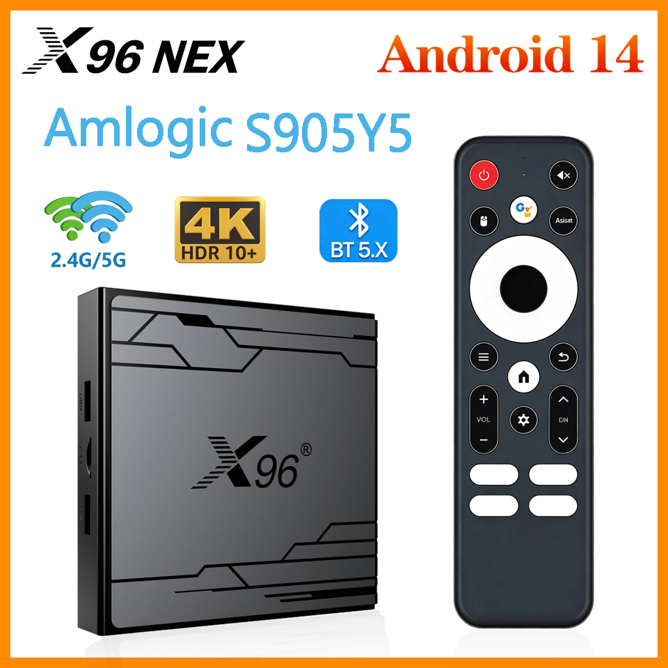 X96 NEX Smart TV Box Android14 - Smart Home Youtube recension och pris