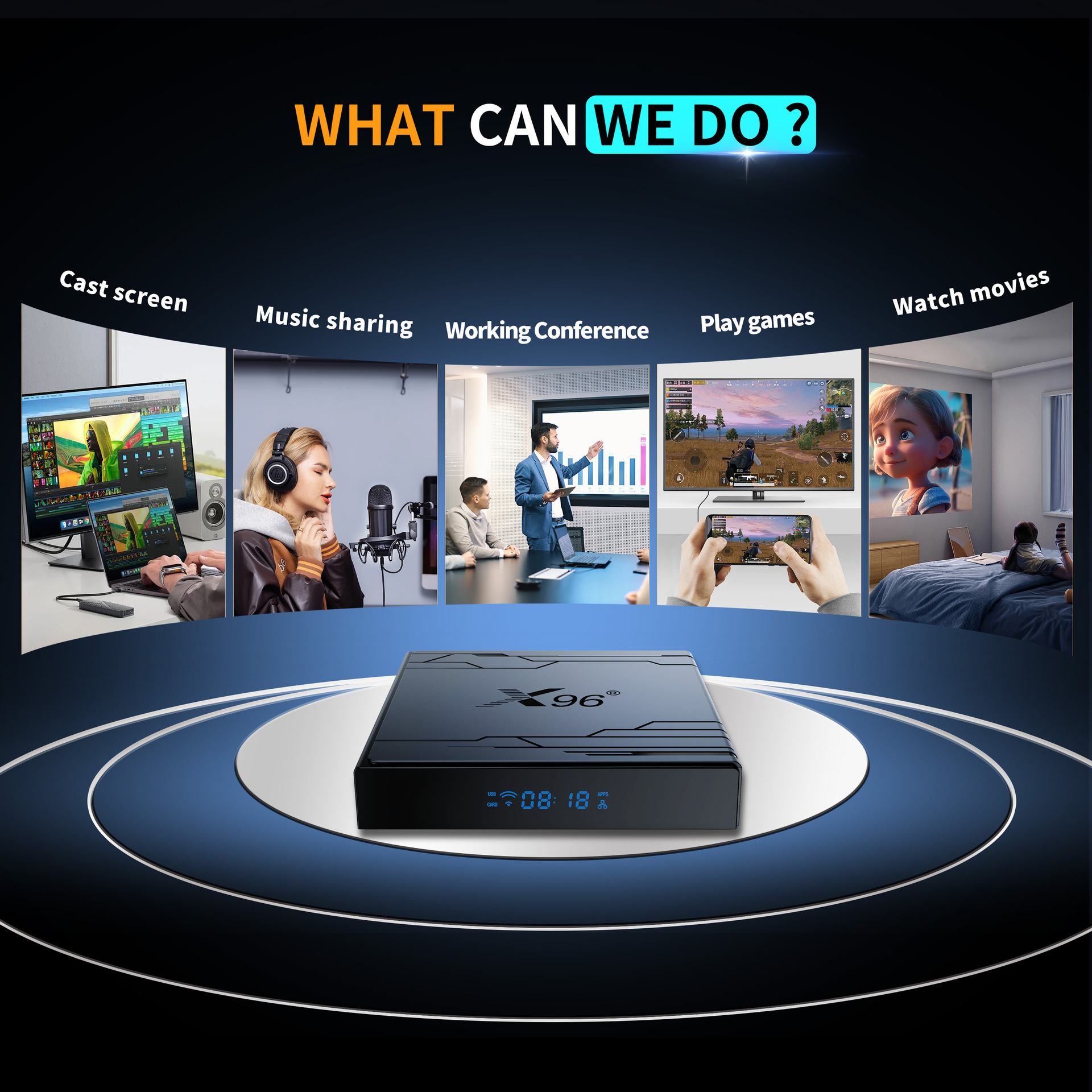X96 NEX Smart TV Box Android14 - Smart Home Youtube recension och pris