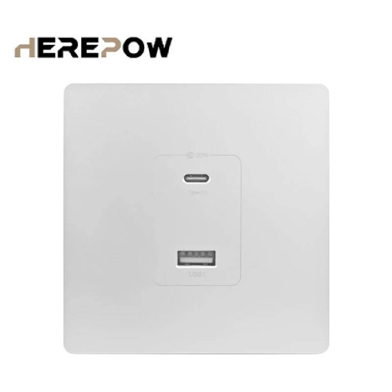 Herepow Wall Power Socket With - Smart Home Or Smart Home recension och pris