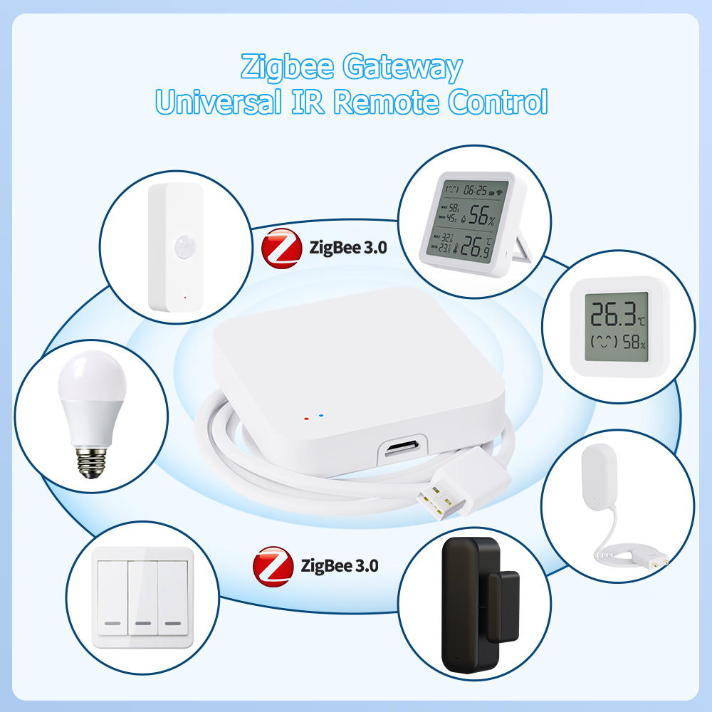 Tuya Zigbee 3.0 Gateway IR Rem - Smart Home Wifi Hub recension och pris