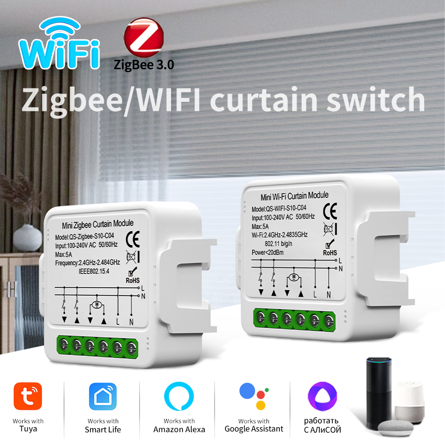 Tuya Smart ZigBee/WiFi Curtain - Smart Home Blinds recension och pris