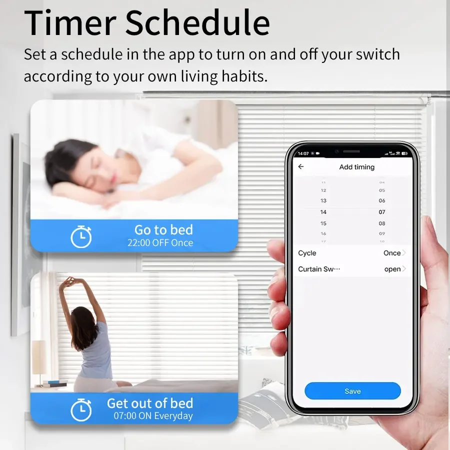 Tuya Smart ZigBee/WiFi Curtain - Smart Home Blinds recension och pris