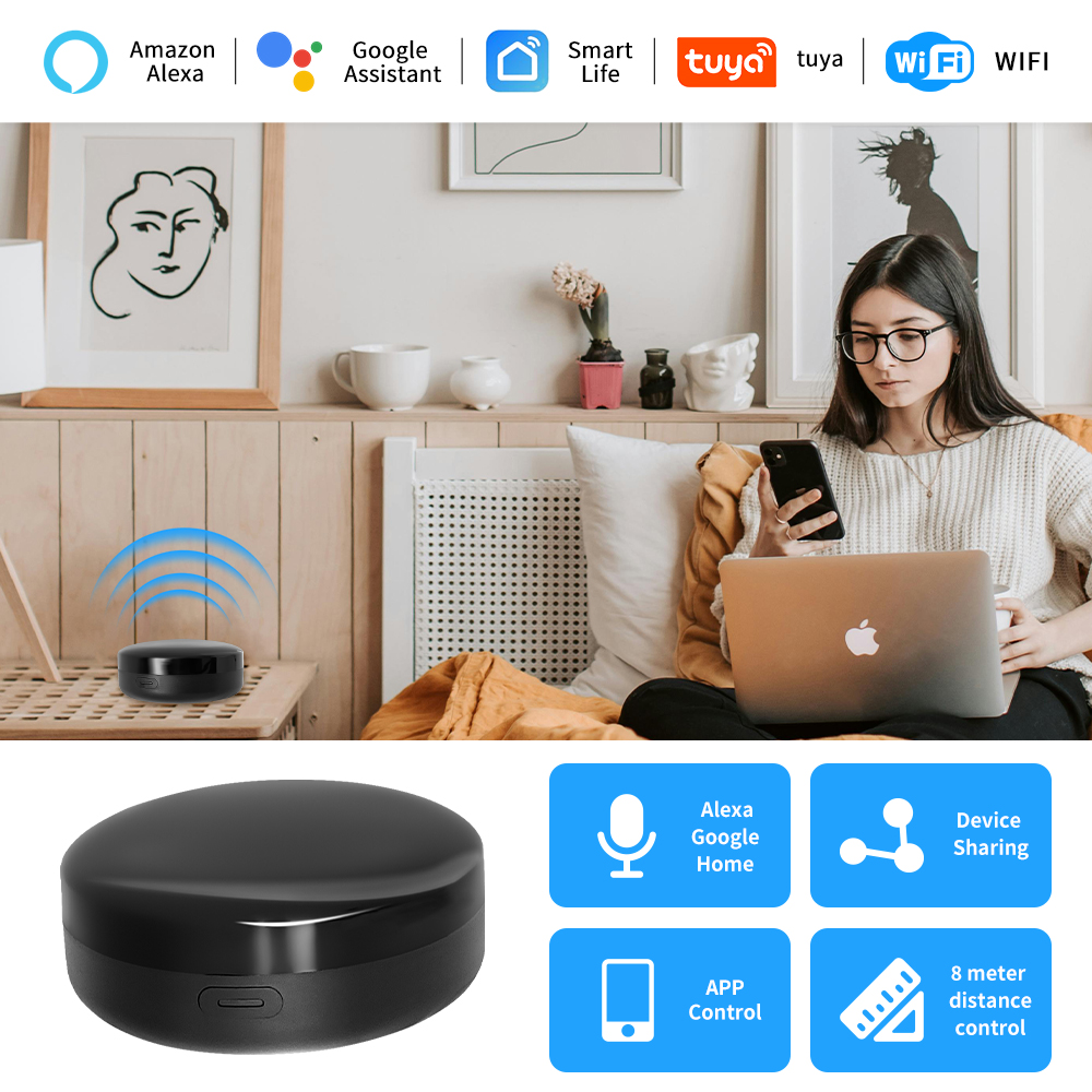YFK Tuya WiFi Universal IR Rem - Smart Home Wifi Hub recension och pris