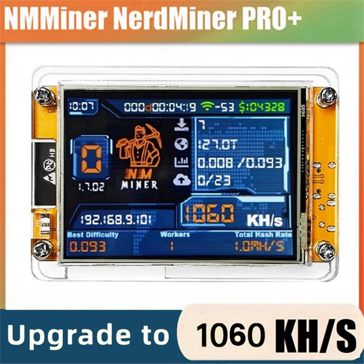4X 1060KH/S NMMiner +4 Slots S - Upgrade Smart Home recension och pris