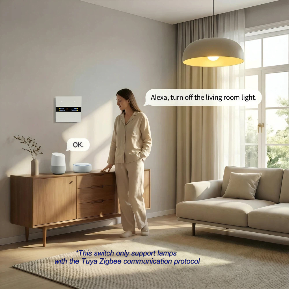 M8 Pro Zigbee Smart Switch Pan - Smart Home Control Panel recension och pris