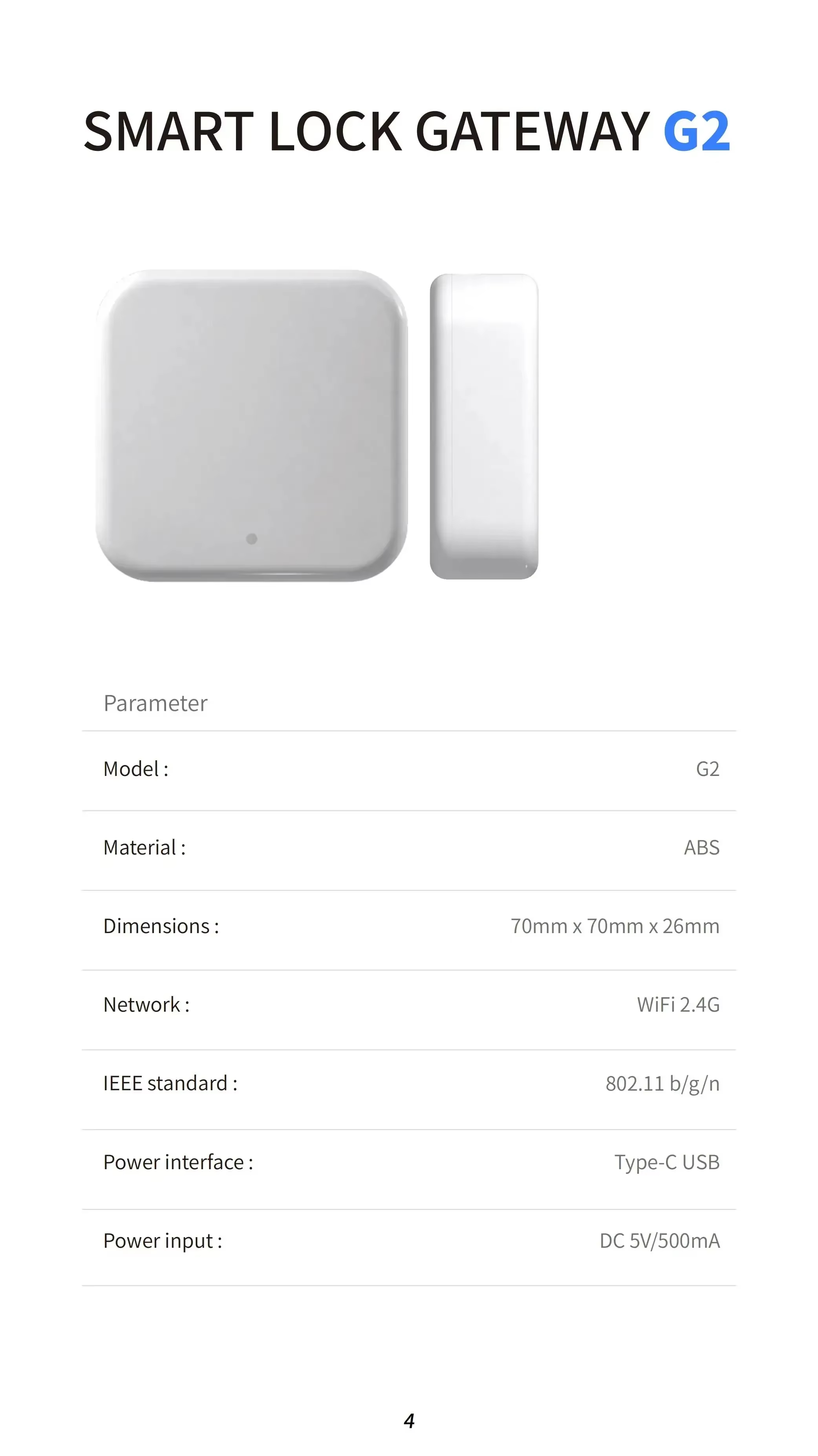 TTLOCK Gateway G2 G3 Bluetooth - Smart Home Wifi Hub recension och pris