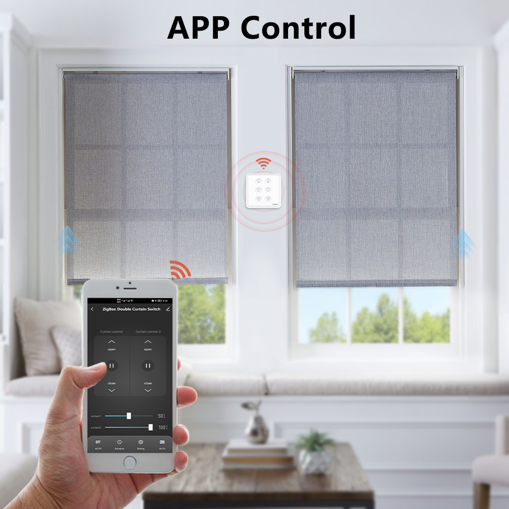 QCSMART Tuya Smart Life EU Zig - Smart Home Blinds recension och pris