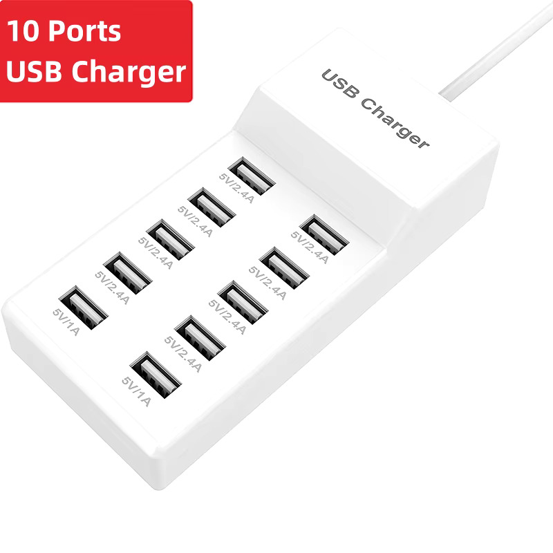 10 Port USB Charging Station S - Smart Home Hub Device recension och pris