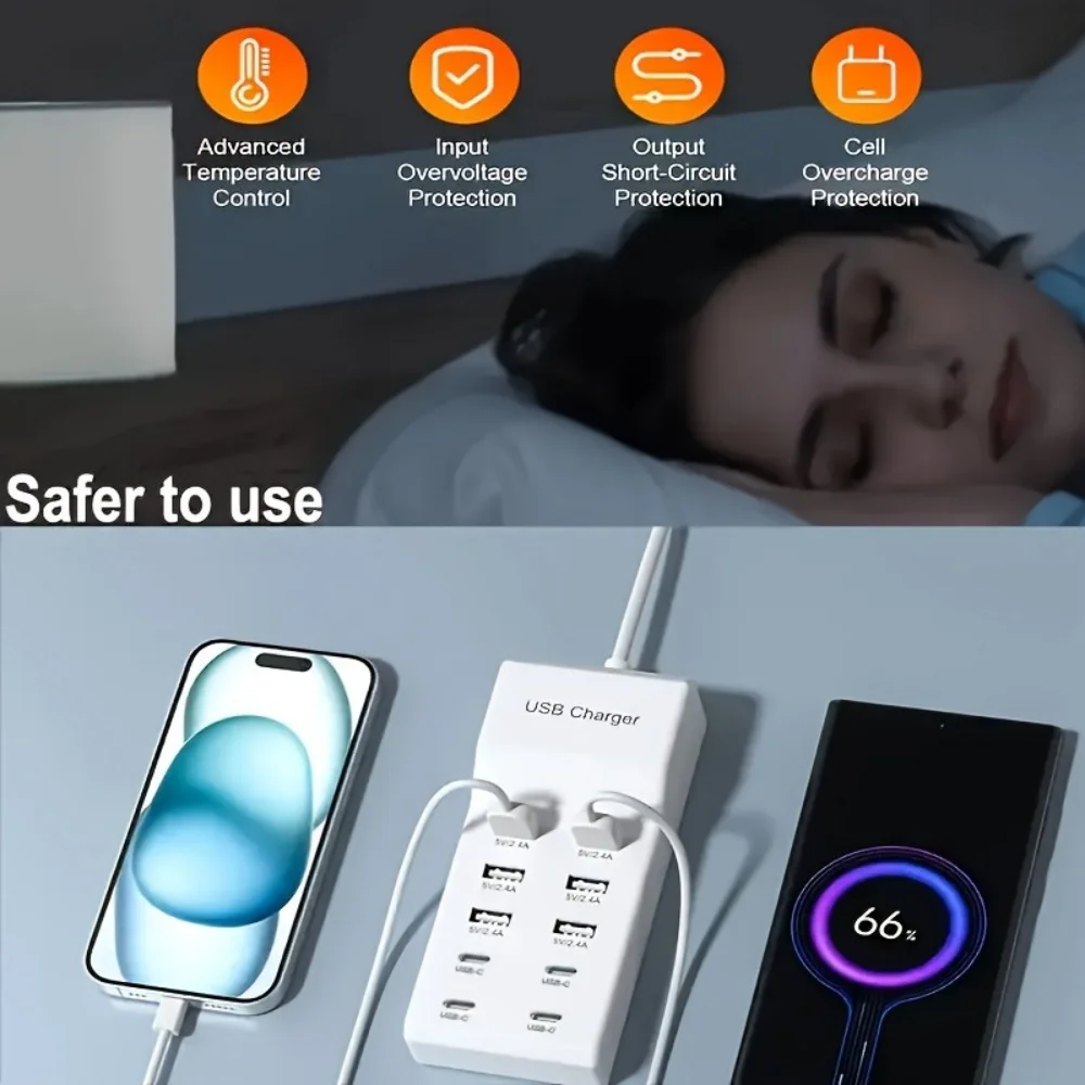 10 Port USB Charging Station S - Smart Home Hub Device recension och pris