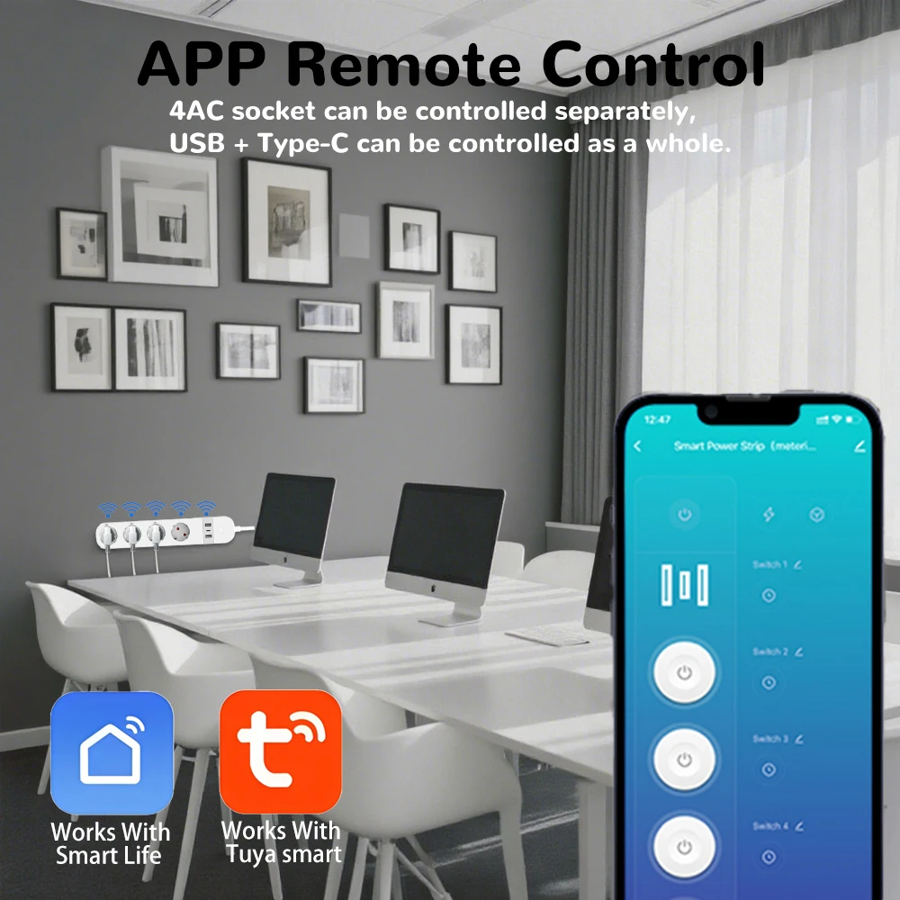 BORUIDAPLS EU Plug WiFi Smart  - Smart Home Or Smart Home recension och pris