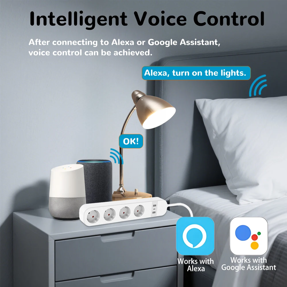 BORUIDAPLS EU Plug WiFi Smart  - Smart Home Or Smart Home recension och pris