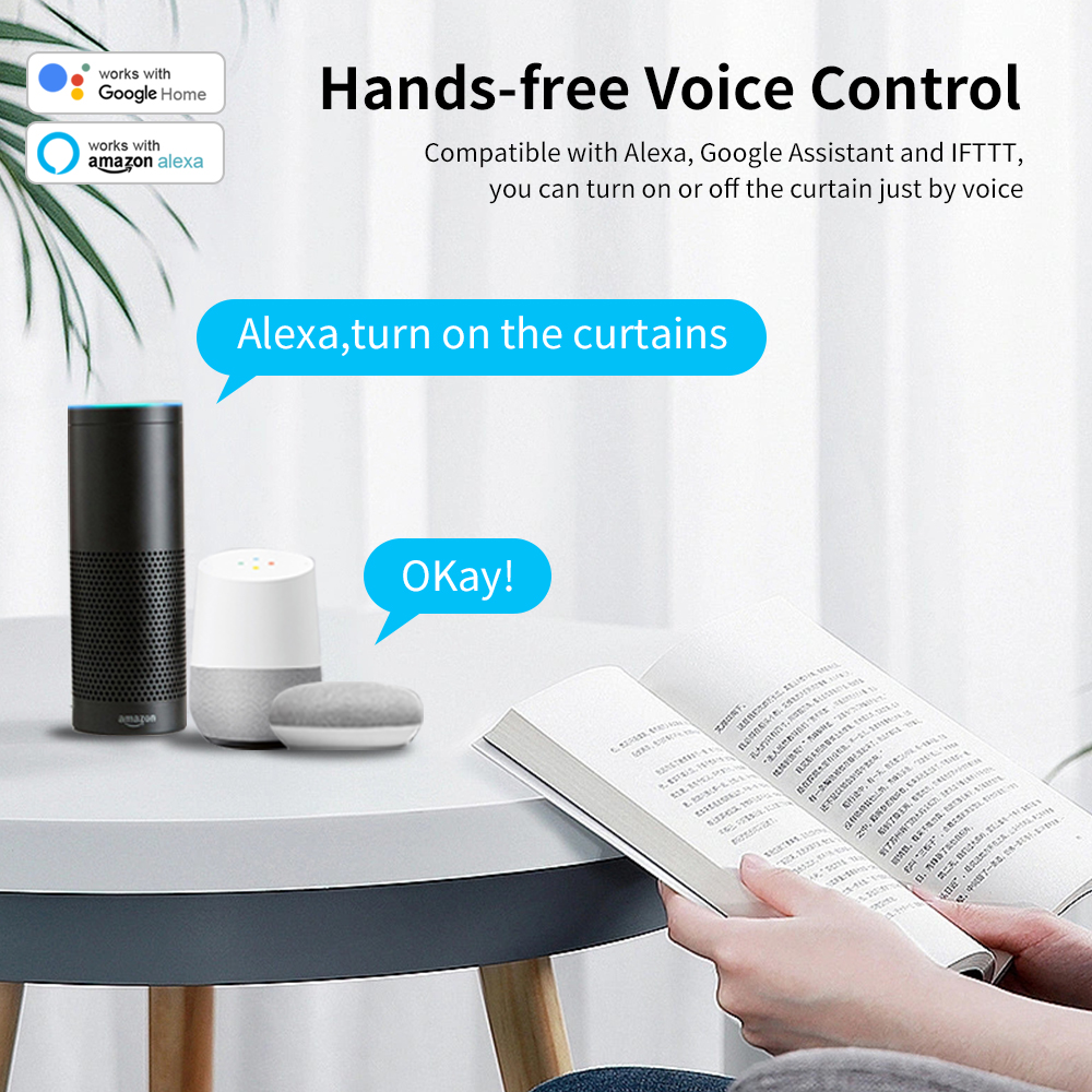 Tuya Zigbee Smart Electric Cur - Smart Home Blinds recension och pris
