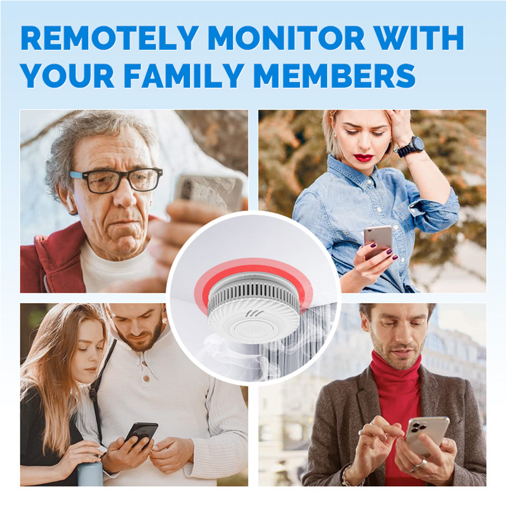 LELLKI WiFi Smoke Detector Lon - Smart Smoke Detector recension och pris
